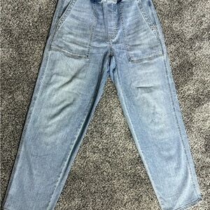 Madewell mid rise wide leg jeans
